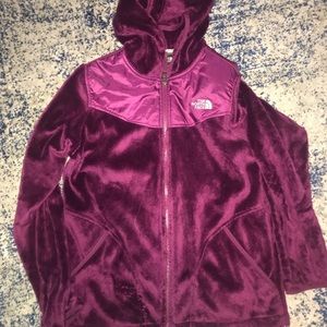 Girls purple north face jacket